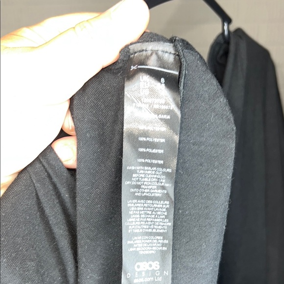 ASOS Black Maxi Pleated Dress - Picture 4 of 4